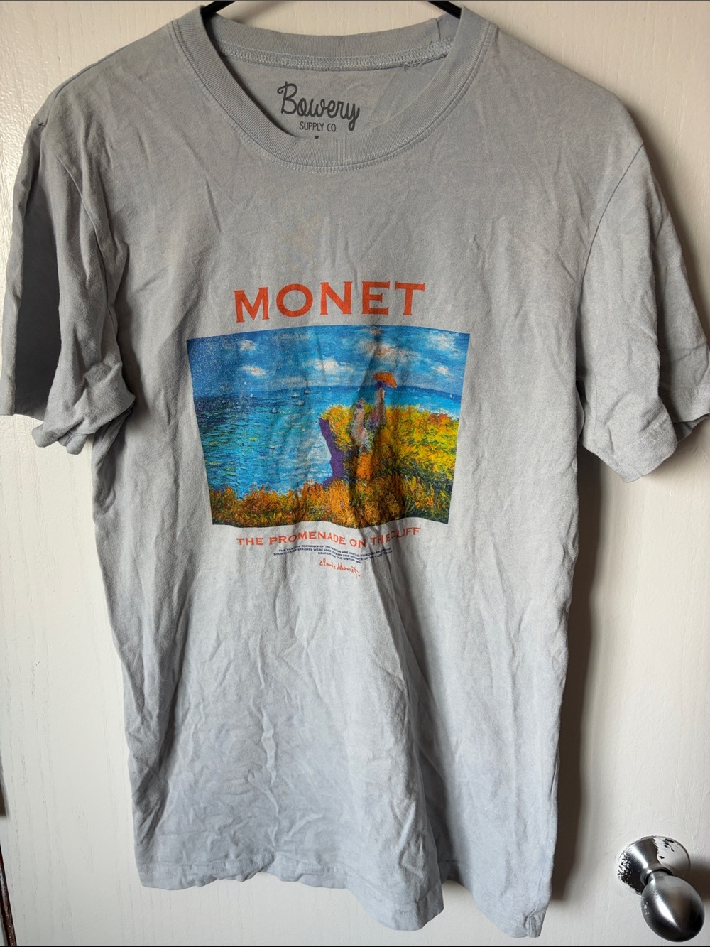 Bowery Supply Co. Monet Graphic Tee - Light Gray